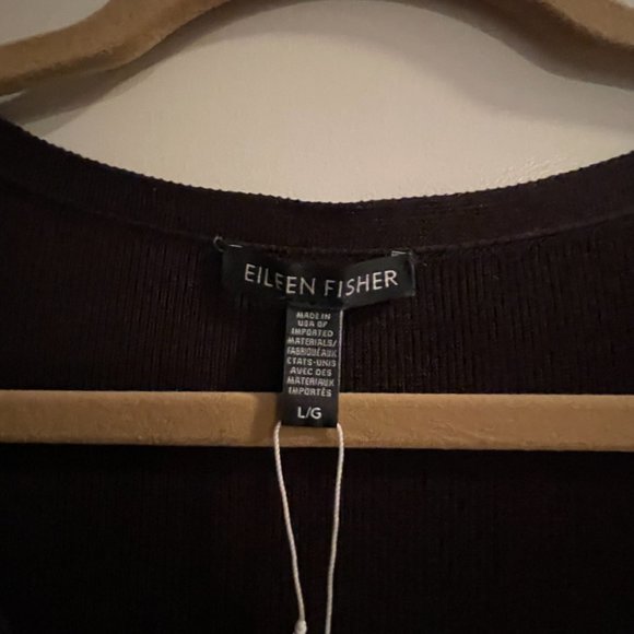 Eileen Fisher Brown Dress  size L NWT - Picture 4 of 6
